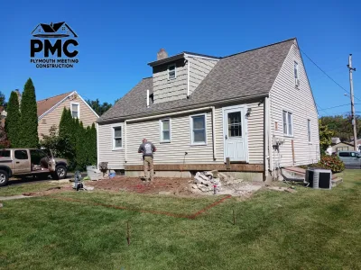 Backyard Before Deck Construction