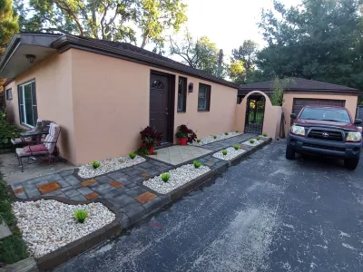 Finished Paver Walkway