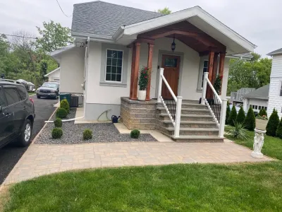Renovated Entry and Walkway