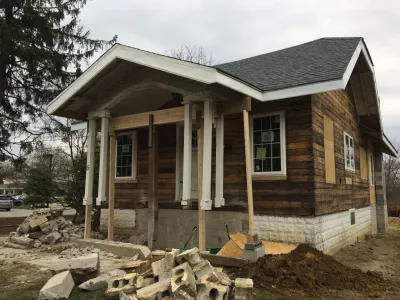 Exterior Renovation in Progress