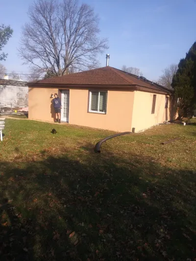 Stucco Outbuilding