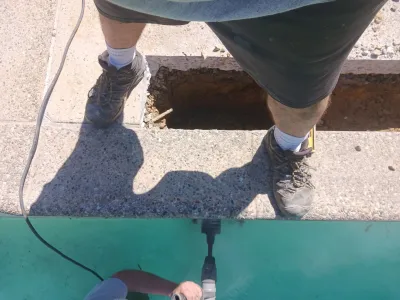 Pool Edge Repair
